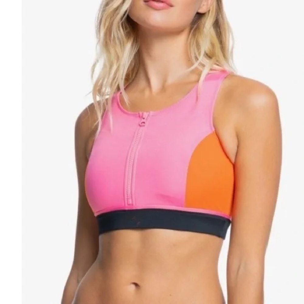 ❤️ Roxy Fitness Sports Bra Bikini Top For Women 🧡